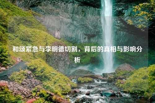 和颂紧急与李明德切割，背后的真相与影响分析